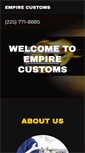 Mobile Screenshot of empirecustoms.net